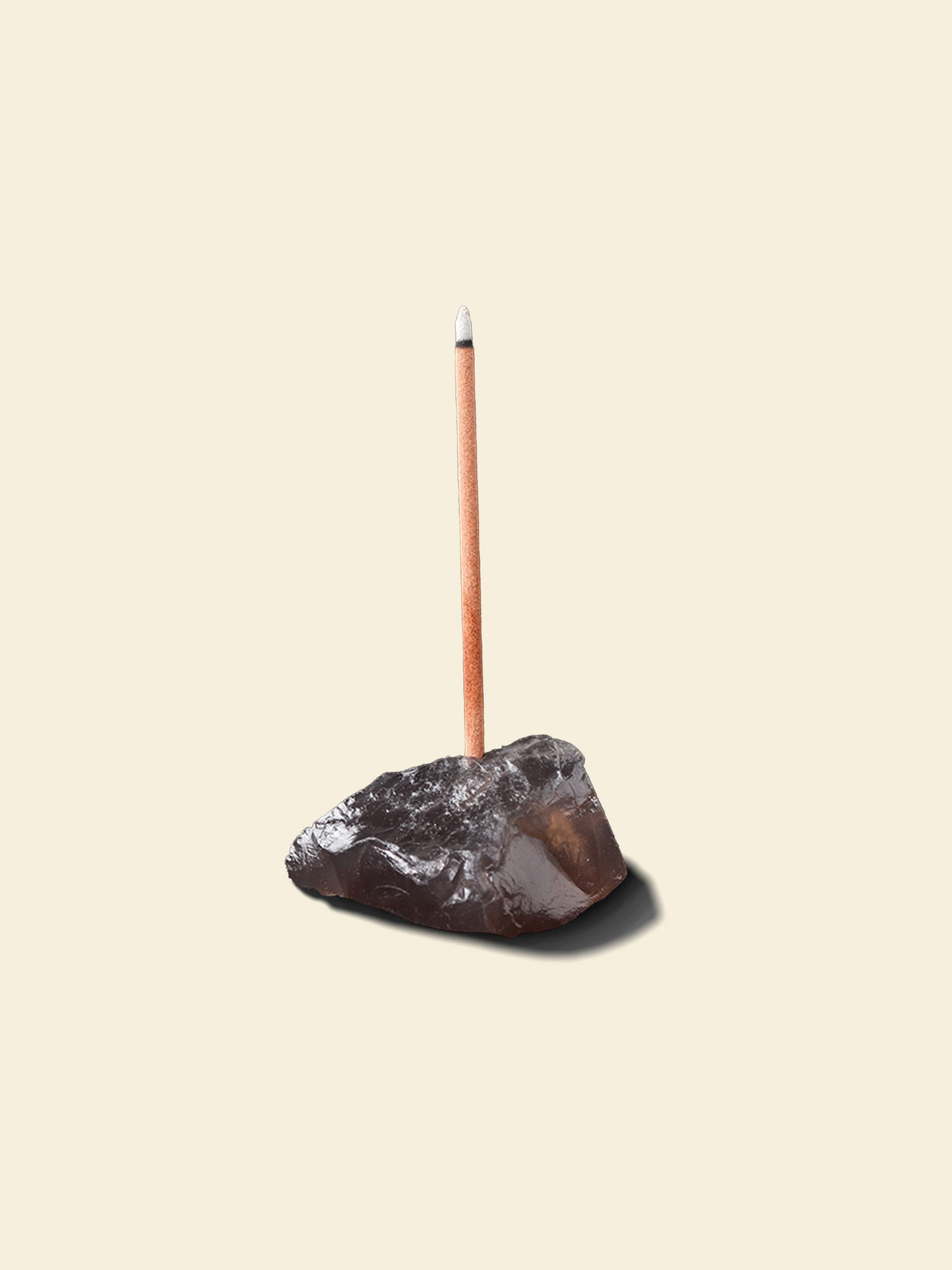 Brown Quartz Incense Holder