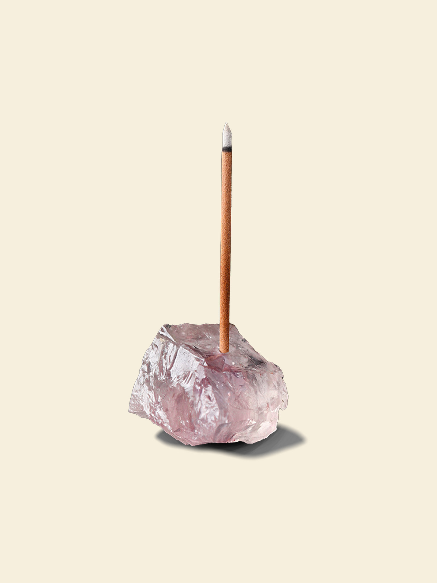 Pink Crystal Incense Holder