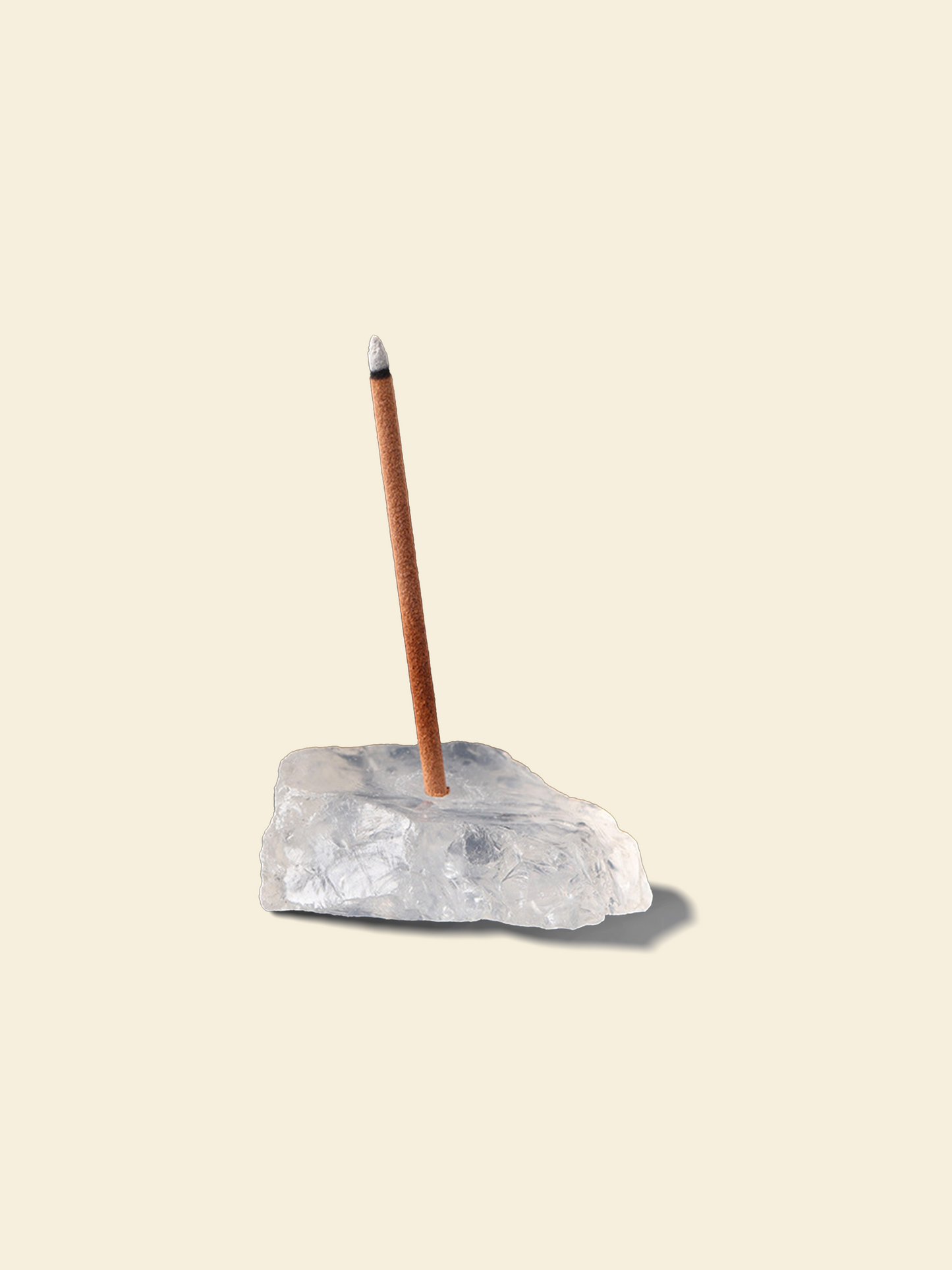 White Crystal Incense Holder